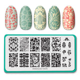 Art Nouveau (M473) - Nail Stamping Plate