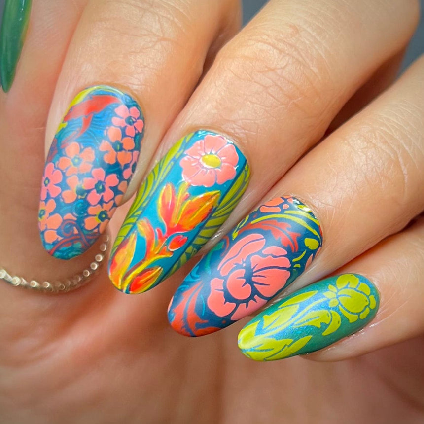 Art Nouveau (M473) - Nail Stamping Plate