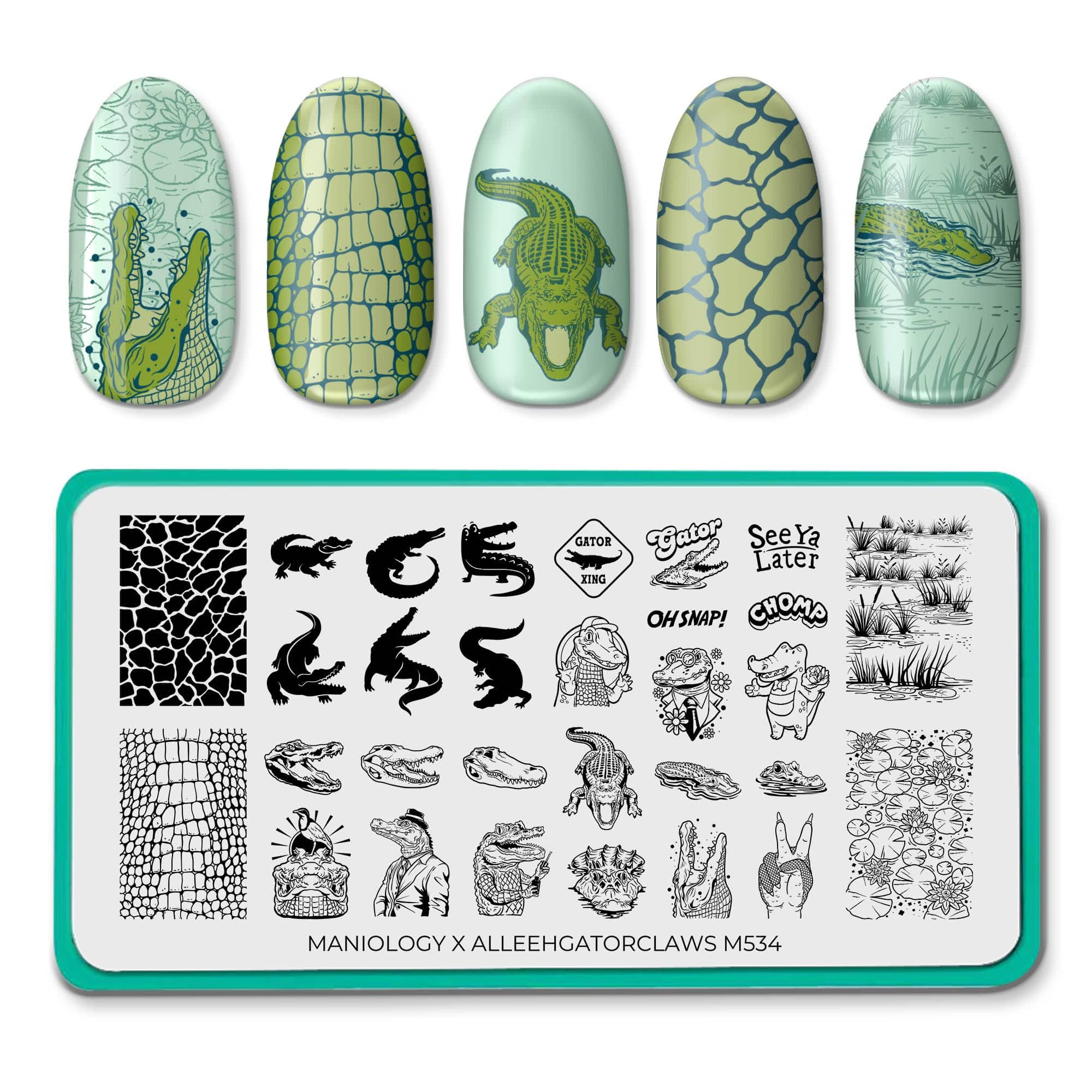 Artist Collaboration: Alleehgatorclaws (M534) - Nail Stamping