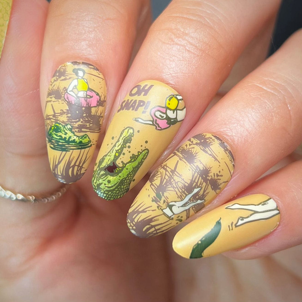 Artist Collaboration: Alleehgatorclaws (M534) - Nail Stamping Plate