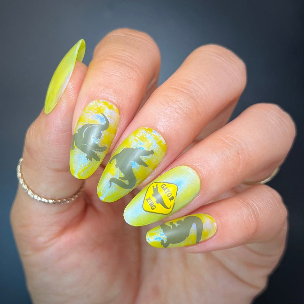 Artist Collaboration: Alleehgatorclaws (M534) - Nail Stamping Plate