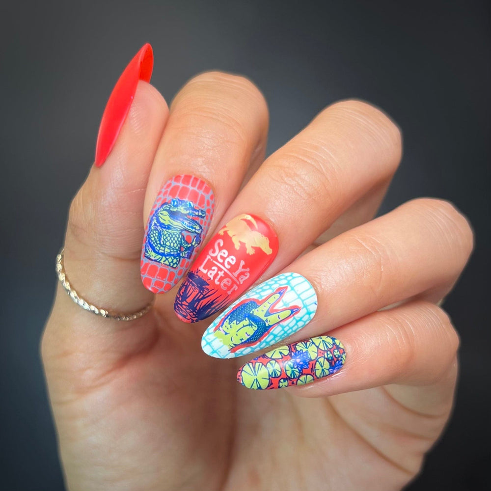 Artist Collaboration: Alleehgatorclaws (M534) - Nail Stamping Plate