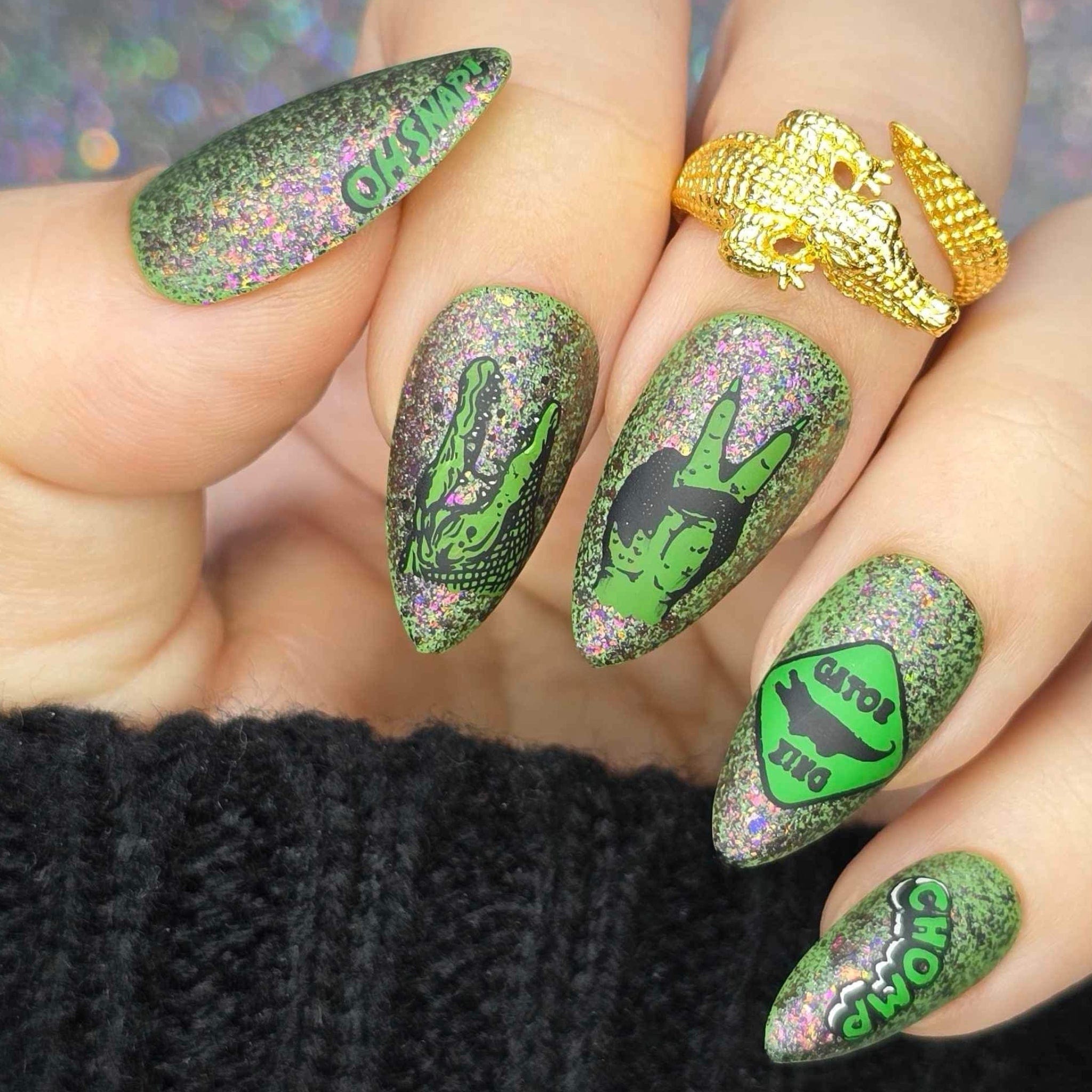 Artist Collaboration: Alleehgatorclaws (M534) - Nail Stamping