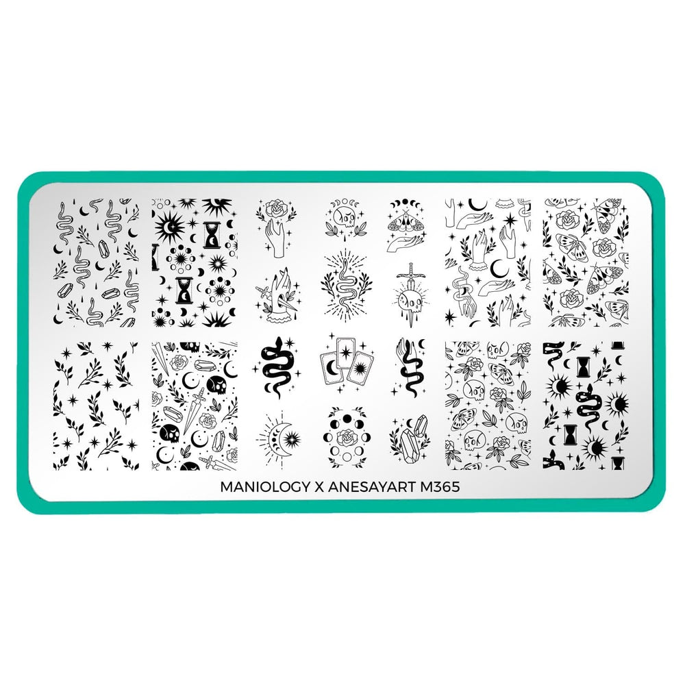 Artist Collaboration: Anesayart - Magical Tarot (M365) - Nail Stamping Plate