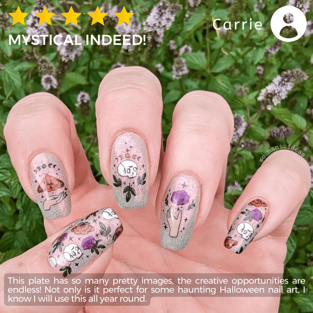 Artist Collaboration: Anesayart - Magical Tarot (M365) - Nail Stamping Plate