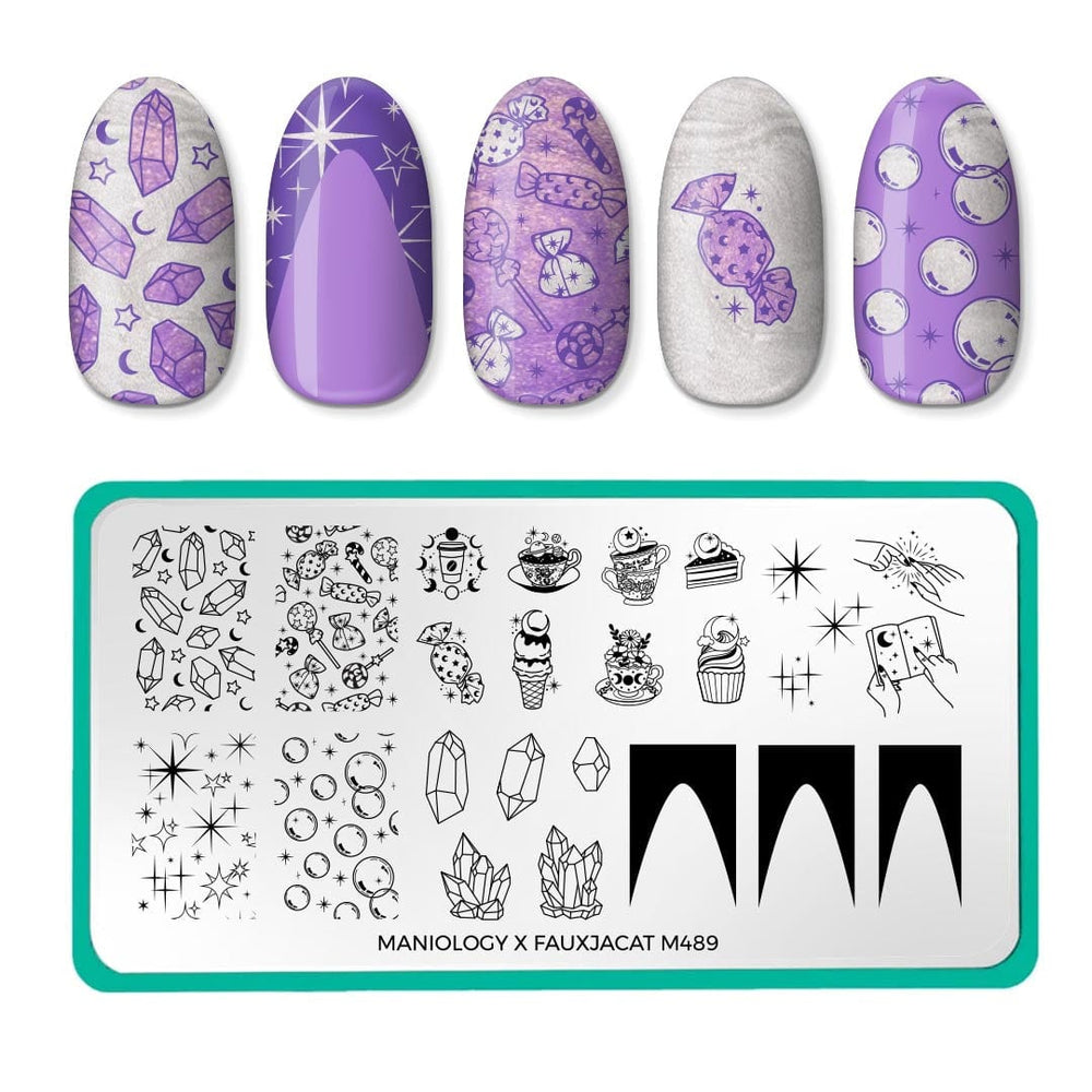 Artist Collaboration: Fauxja Cat (M489) - Nail Stamping Plate