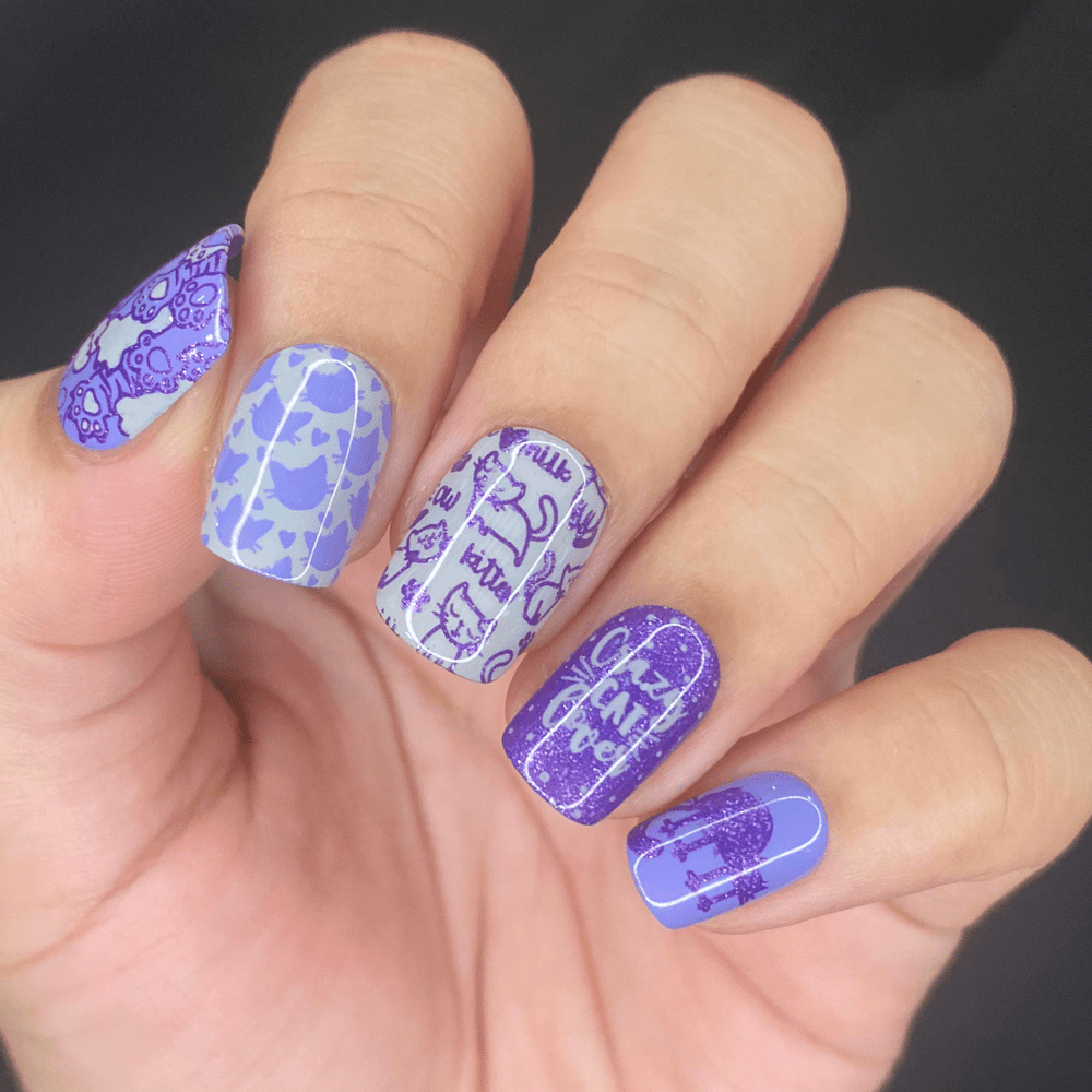 Artist Collaboration: MrsWhite8907 (m006) - Nail Stamping Plate