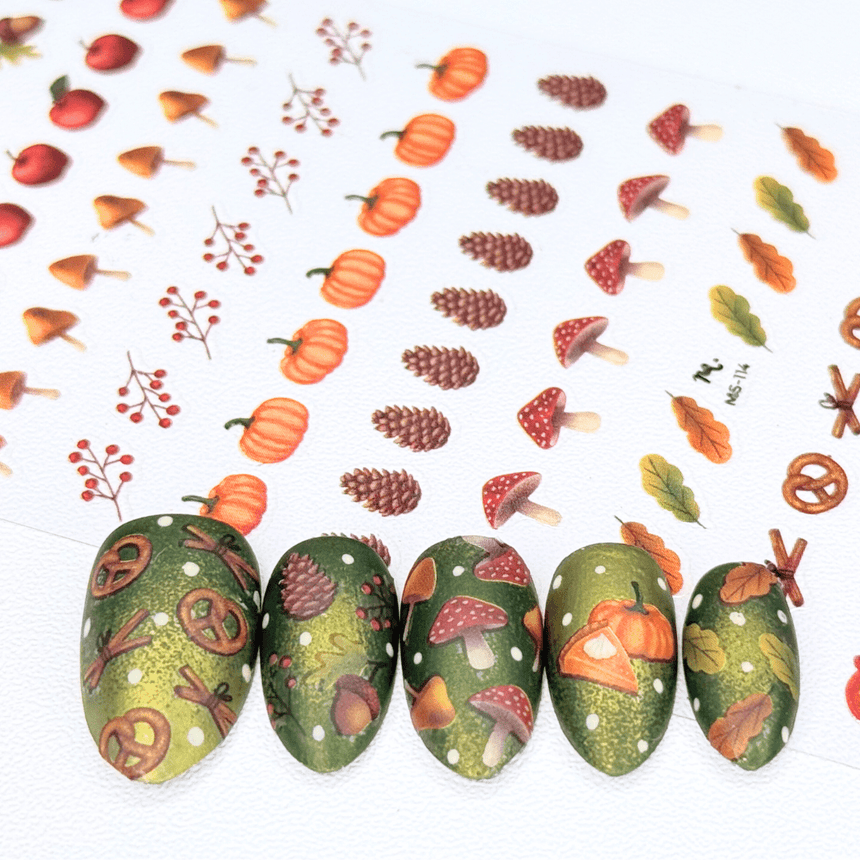 Autumn Cozy (MS-114) - Nail Art Sticker