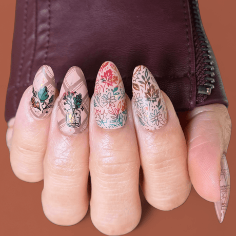 Autumn Vibes (M642) - Nail Stamping Plate