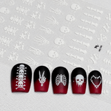 Bare Bones (MS-136) - Nail Art Sticker