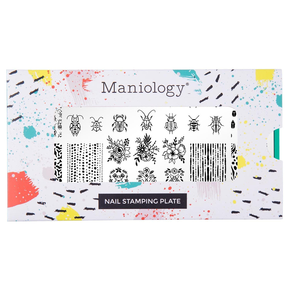 Beetle Mania (M423) - Nail Stamping Plate