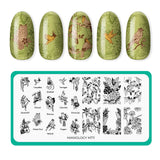Birds of Paradise (M711) - Nail Stamping Plate
