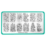 Bloomscape (M744) - Nail Stamping Plate