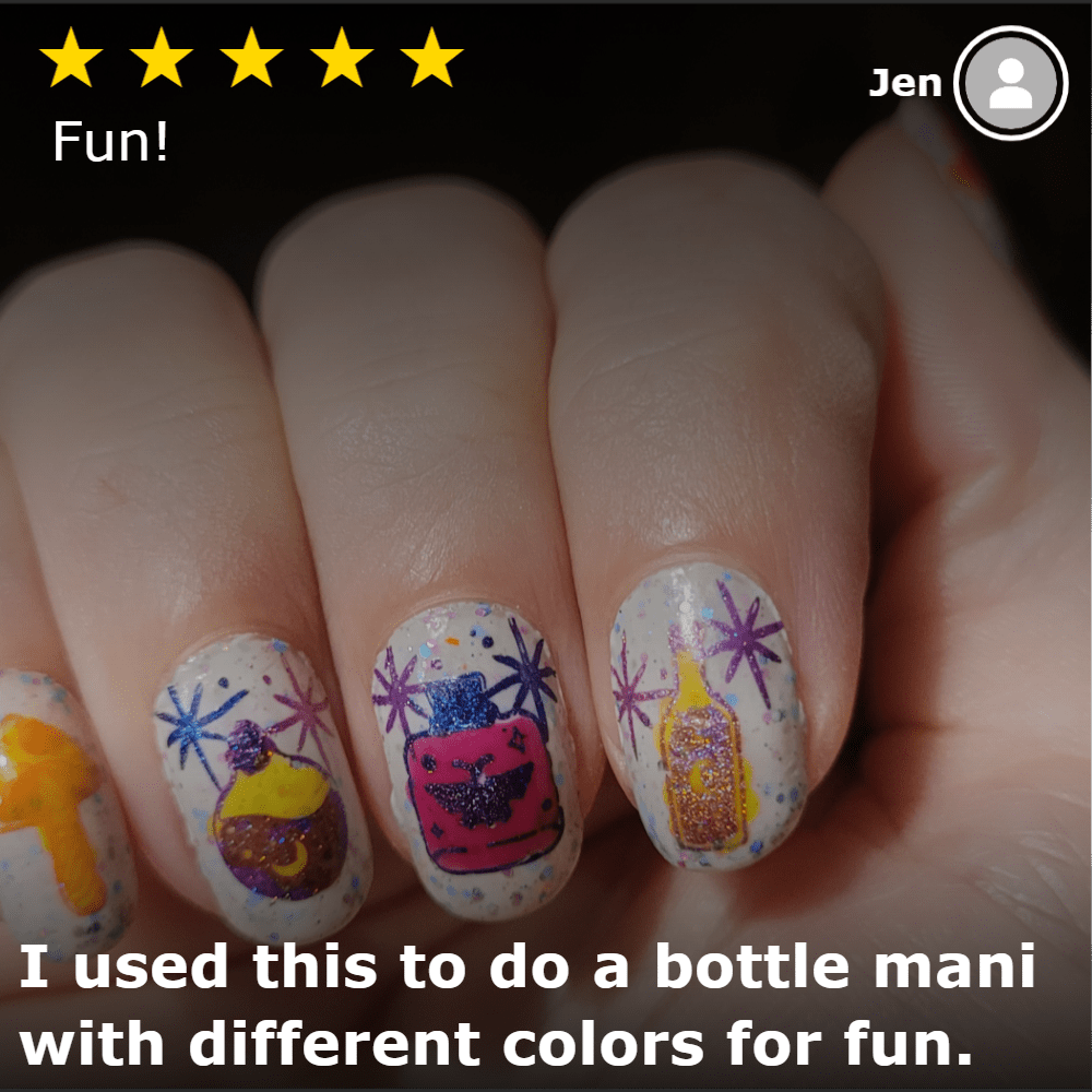 Boho Magic (M393) - Nail Stamping Plate