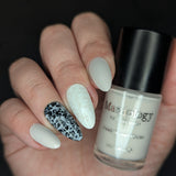 Bone White (B577) - White Cream Stamping Polish