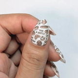 Bonjour, Mon Cheri (M730) - Nail Stamping Plate