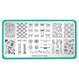 Bows & Ribbons (M453) - Nail Stamping Plate
