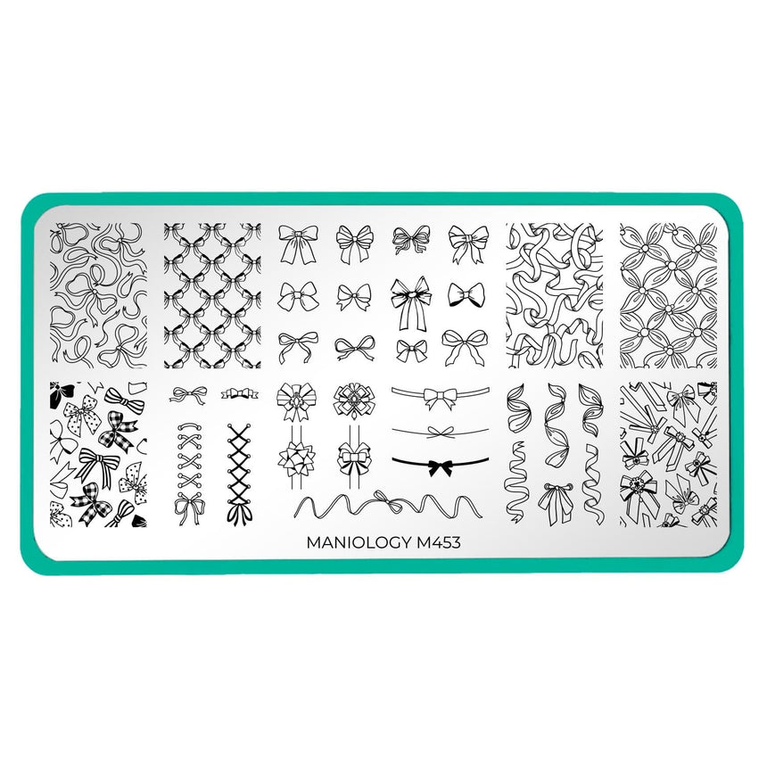 Bows & Ribbons (M453) - Nail Stamping Plate