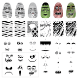 Build A Monster (M625) - Nail Stamping Plate