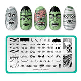 Build A Monster (M625) - Nail Stamping Plate