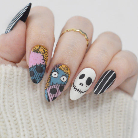 Build A Monster (M625) - Nail Stamping Plate