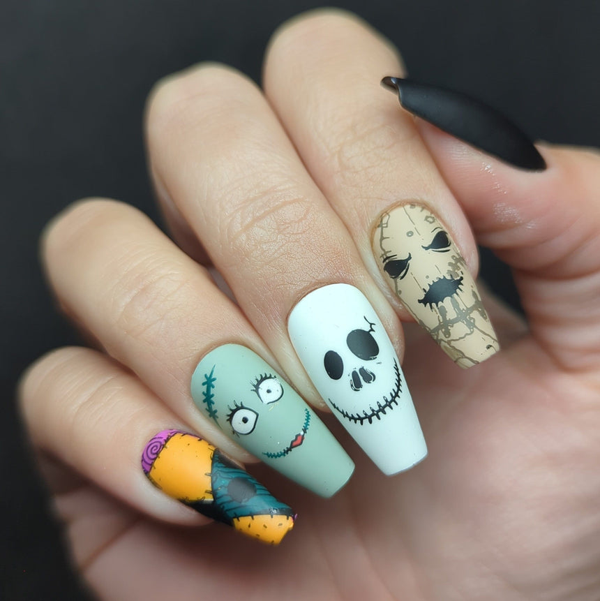 Build A Monster (M625) - Nail Stamping Plate