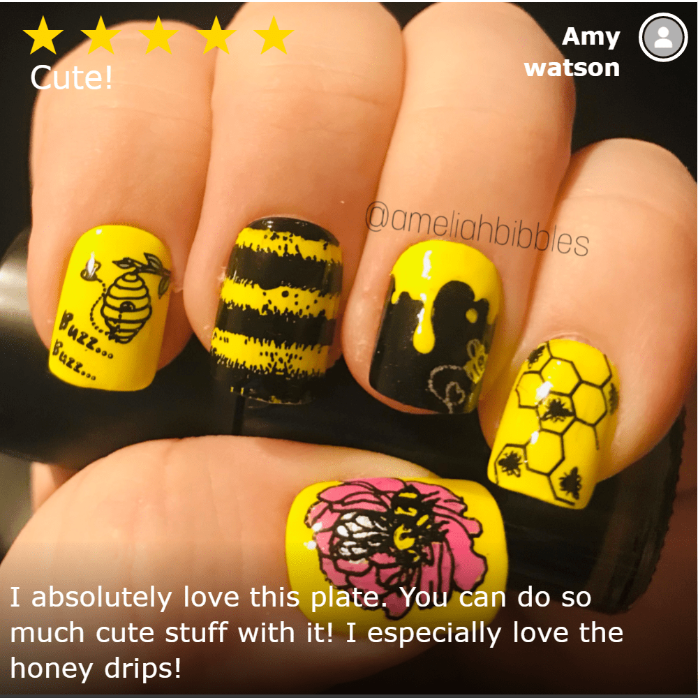 Busy Bees: Nail Stamping Starter Kit