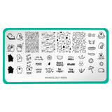 Capy Chill (M694) - Nail Stamping Plate