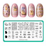 Capy Chill (M694) - Nail Stamping Plate