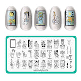 Cards of Fate (M716) - Nail Stamping Plate