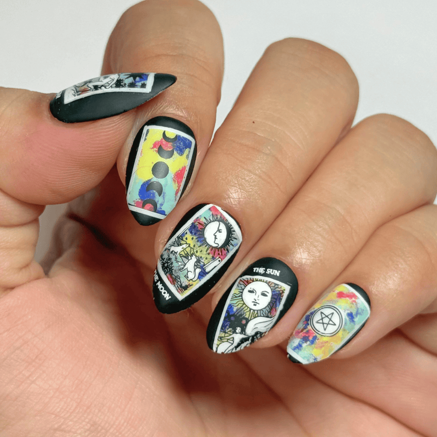 Cards of Fate (M716) - Nail Stamping Plate