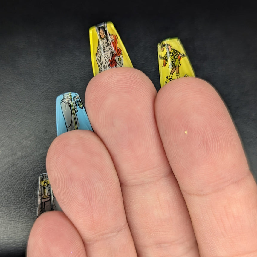 Cards of Fate (M716) - Nail Stamping Plate