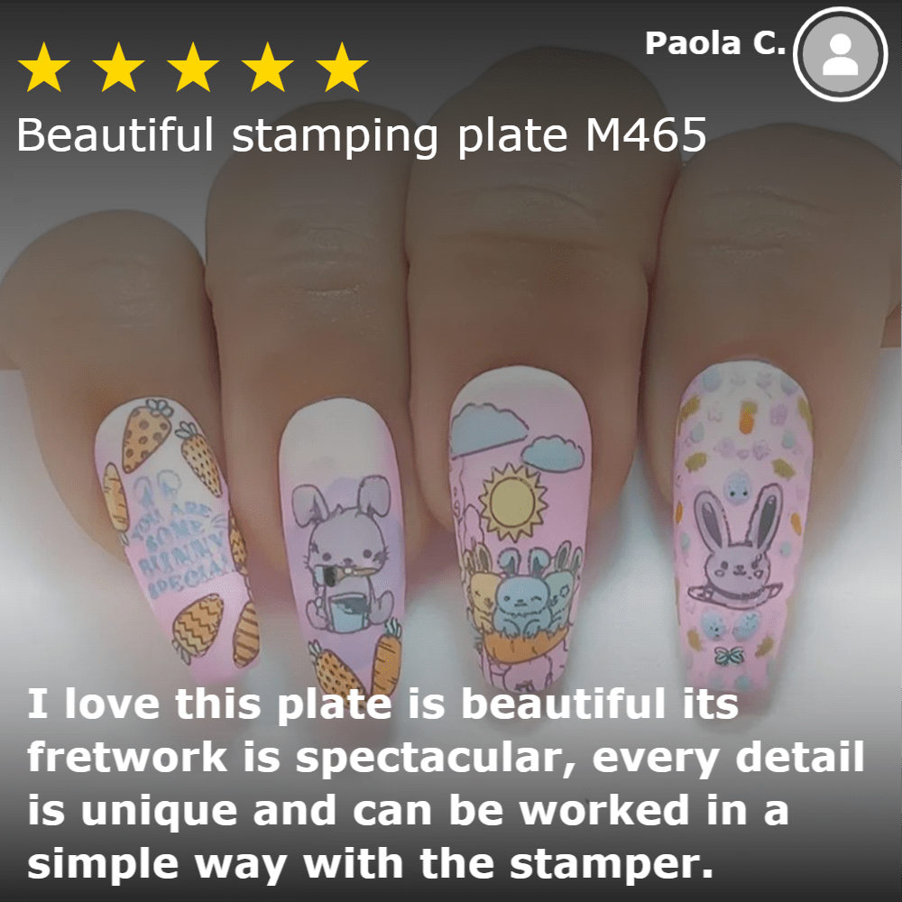 Carrot Patch (M465) - Nail Stamping Plate