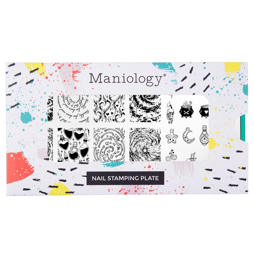 Cauldron Bubble (M722) - Nail Stamping Plate