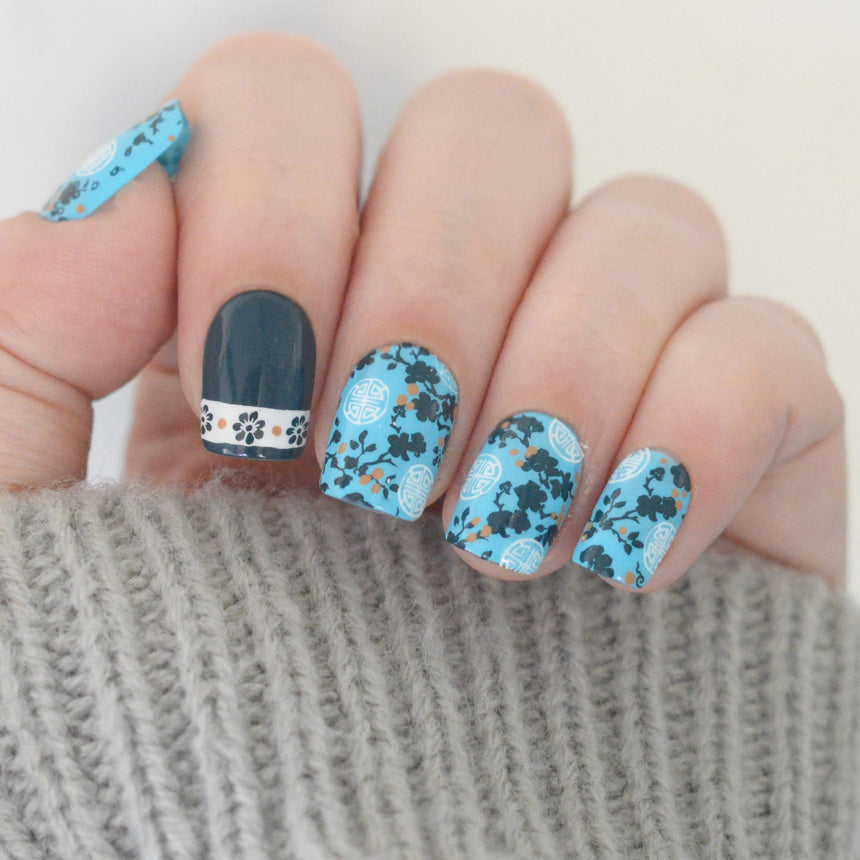 Ceremony Chic (M691) - Nail Stamping Plate