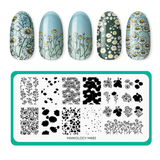 Chamomile Melody (M683) - Nail Stamping Plate
