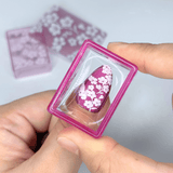 Cherry Blossom Ice Cube Stamper & Scraper Set