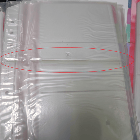 CLEARANCE: Nail Stamping Plate Organizer Binder Refill Set - 6 Dividers & 10 Insert Pages