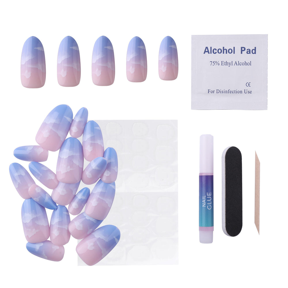 Cloud Nine Press On Nails - Short Round