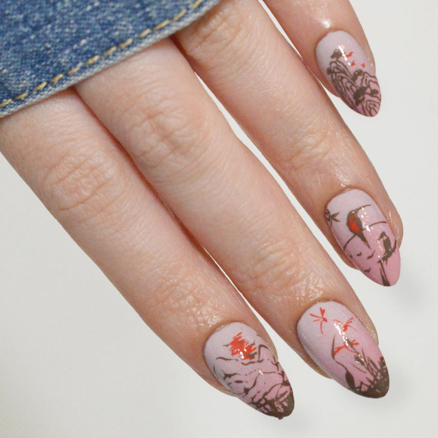 Clouded Cliffs (M667) - Nail Stamping Plate