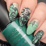 Clouded Cliffs (M667) - Nail Stamping Plate