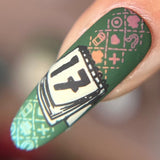 Clover Craze (M561) - Nail Stamping Plate