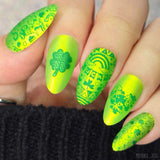 Clover Craze (M561) - Nail Stamping Plate