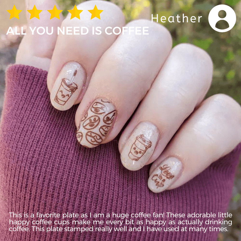 Coffee Lover: Nail Stamping Starter Kit