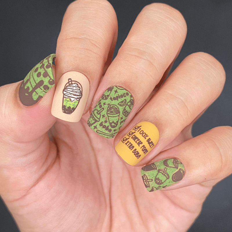 Wendy's Delights: Stamping Plate QA20 from Charlies Nail Art