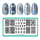 Colorful Stories (M698) - Nail Stamping Plate