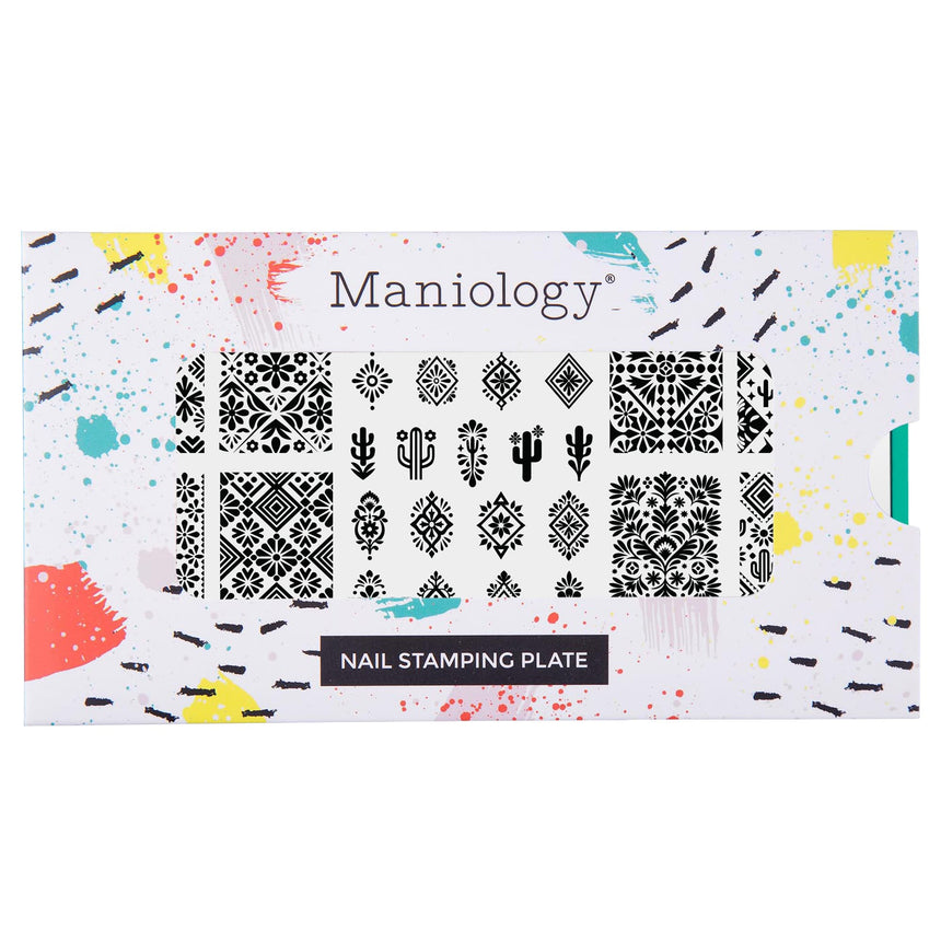 Colorful Stories (M698) - Nail Stamping Plate