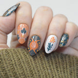 Colorful Stories (M698) - Nail Stamping Plate