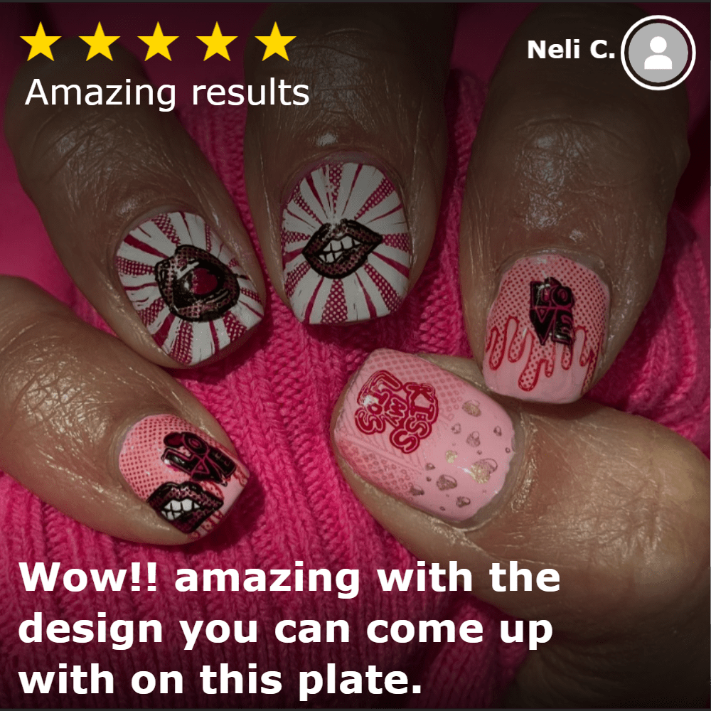 Comic Strip (M407) - Nail Stamping Plate