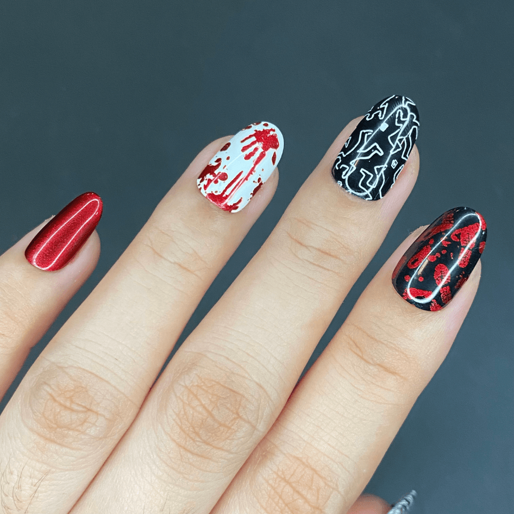 Crime Scene (M394) - Nail Stamping Plate